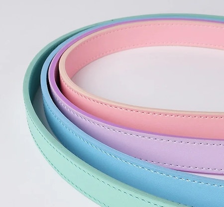 Läderhalsband Lyx
