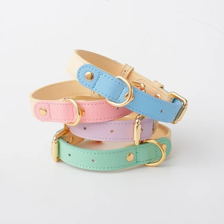 Läderhalsband Lyx