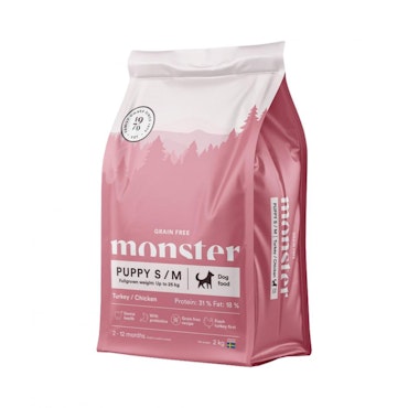 MONSTER Grain Free Puppy S/M Turkey & Chicken