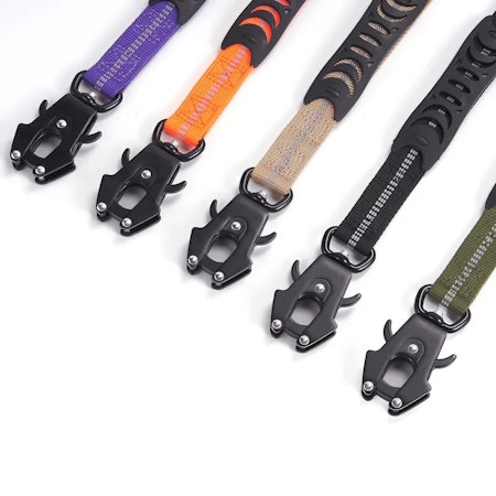 K9 Heavy Duty Taktiskt Stretch Hundkoppel
