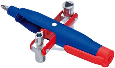 KNIPEX Apparatskåpsnyckel för vanliga skåp- och avstängningssystem 145 mm
