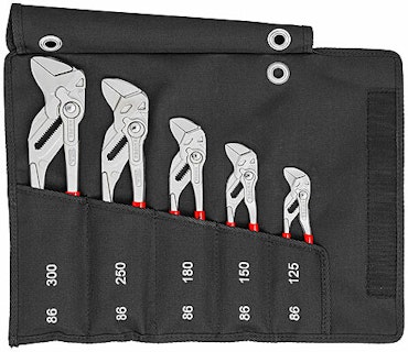 KNIPEX Tångnyckelset 5 delar 125-300mm