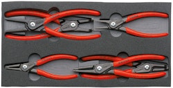 KNIPEX Spårringtångset 10-60mm in/ut 0&90° i skuminlägg