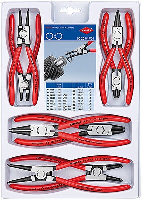 KNIPEX Låsringtångsats 8st