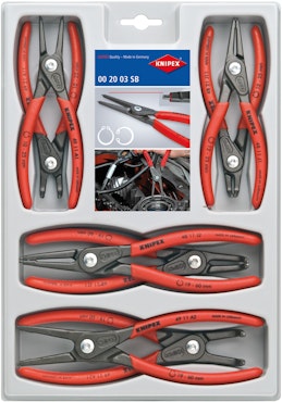 KNIPEX Låsringtångsats 8st