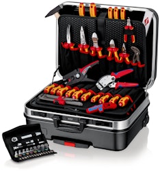 KNIPEX Vertygsväska "BIG Basic Move" ElektroPlus inkl. 27 st tänger/68 delar