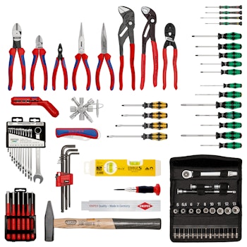 KNIPEX Vertygsväska "BIG Basic Move" Mekanik inkl. 90 delar