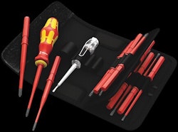 WERA Kraftform Kompakt VDE 60iS/65iS/67iS/16 Bit set with inter-changeable blades extra slim 817 VDE