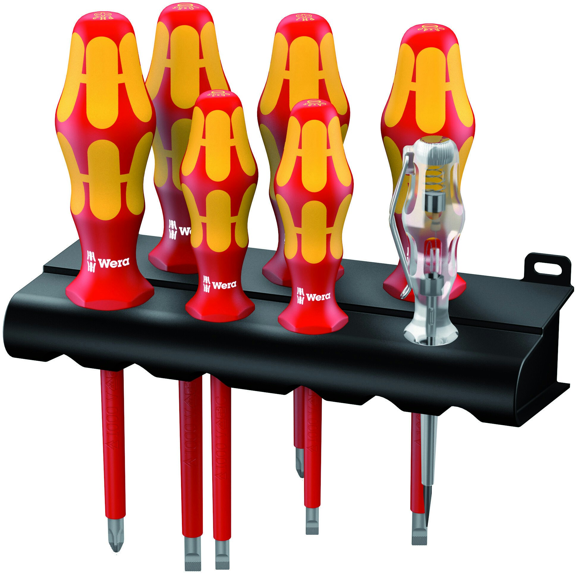 WERA 160i/7 1000v-sats + testmejsel