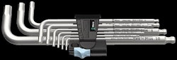 WERA 3950 PKL/9 L-key set, metric, stainless 3950 PKL 1 x 1,5x90; 1 x 2,0x101; 1 x 2,5x112; 1 x 3,0x