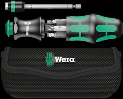 WERA Kraftform Kompakt 26 Combi-driver with magazine and pouch 889/4 R 1 x 1/4"x100;851/1 Z PH 1 x P