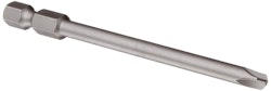 WERA 875/4 # 2 x 89 mm Bits for TRI-WING screws 2x89
