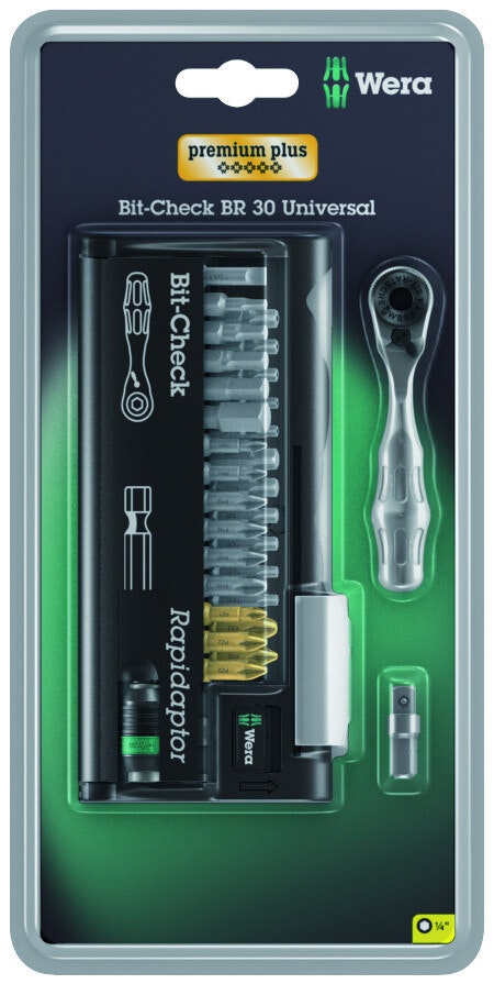 WERA Bit-Check 30 Zyklop Mini bitsspärrsats