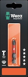 851/4 IMP DC PH 2 x 50 mm SB Bits for Phillips screws, Impact 851/4 IMP DC 1 x PH 2x50;