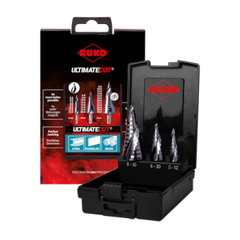 RUKO Stegborrset 5-30 mm. Ultimatecut Flowstep