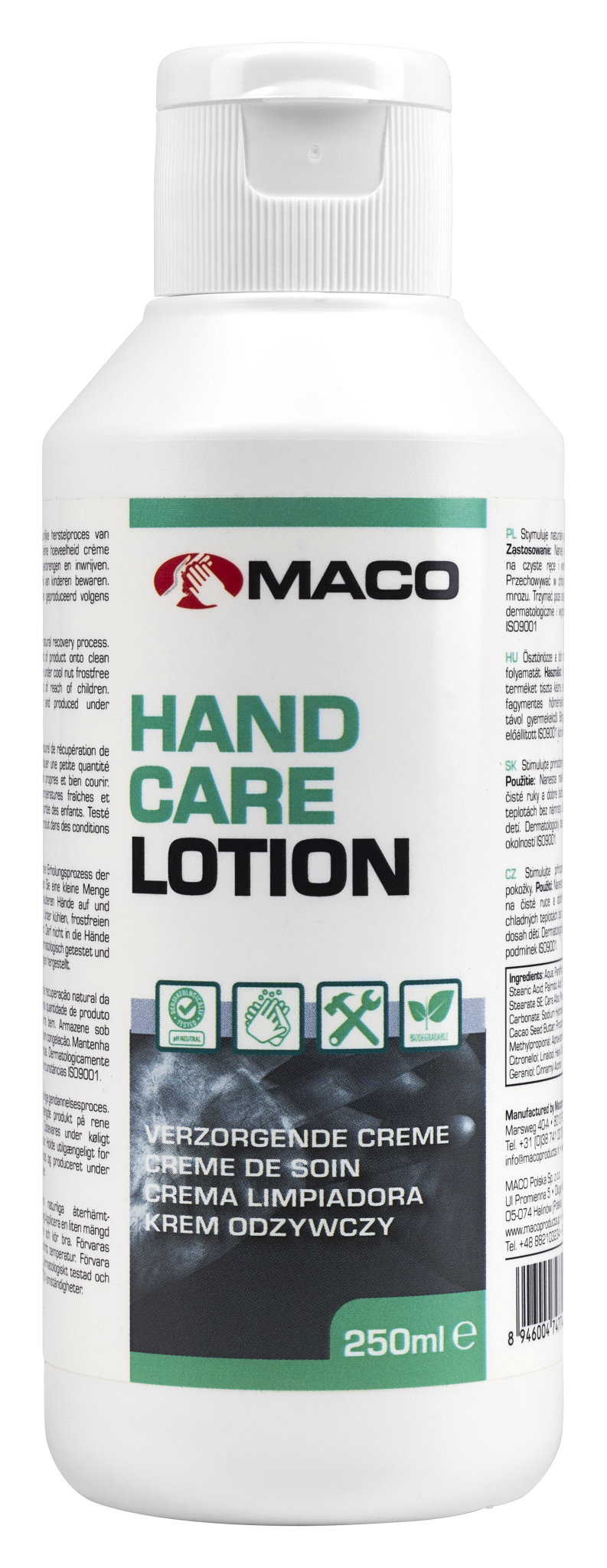 MACO Handvårdskräm mjukgörande 250ml