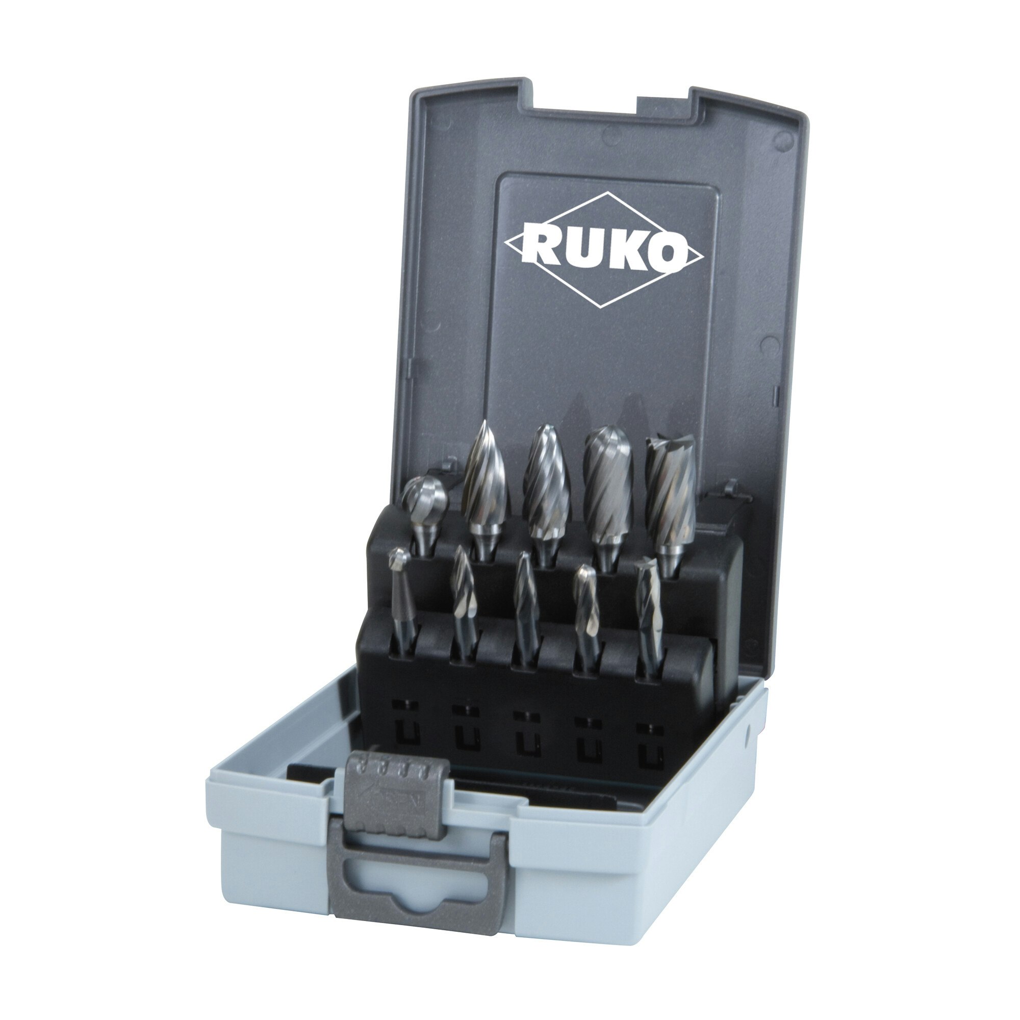 RUKO HM-filsats för Alu 10 delar