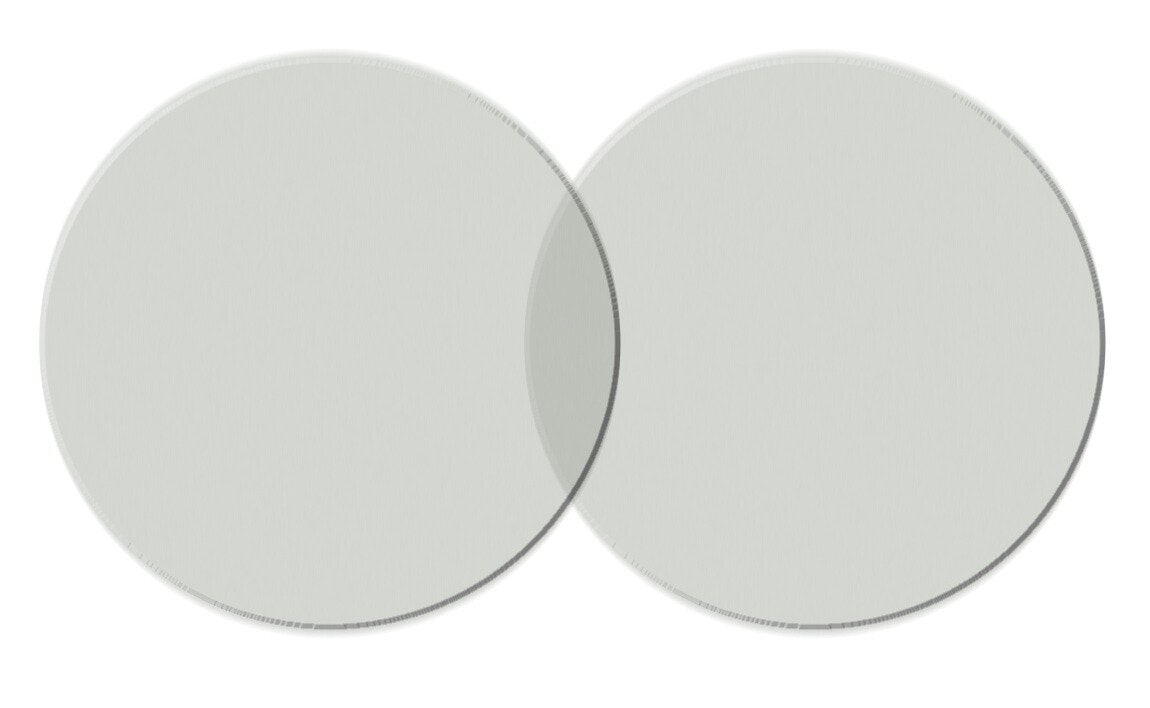 Skyddsglas Ø50mm klara plast