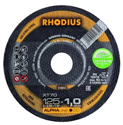 RHODIUS XT70 125x1,0x22,23 (10st/frp)