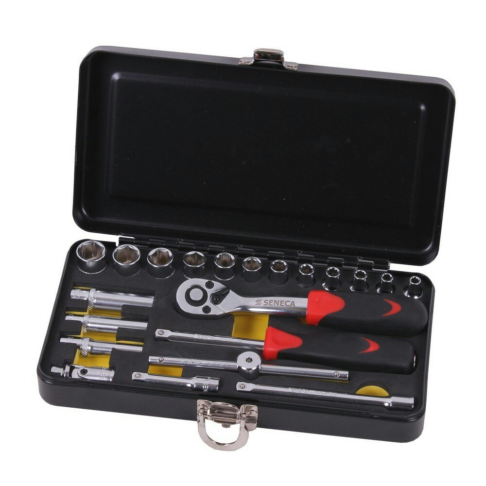 SENECA Hylsnyckelsats 1/4" 21del