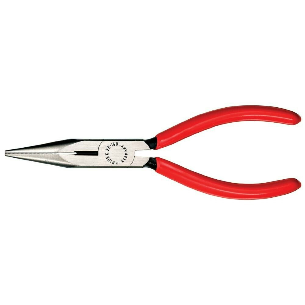 KNIPEX Fläcktång med flata, runda käftar och skär 160 mm