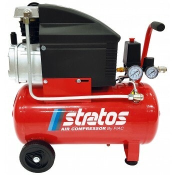 Kompressor 2,0 Hk,125L/min,24L tank 230V