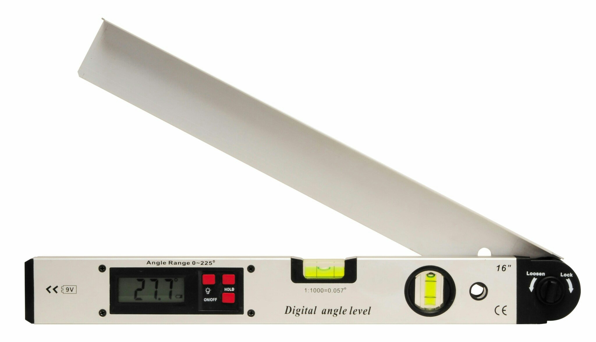 MEDID Vinkelvattenpass DIGI