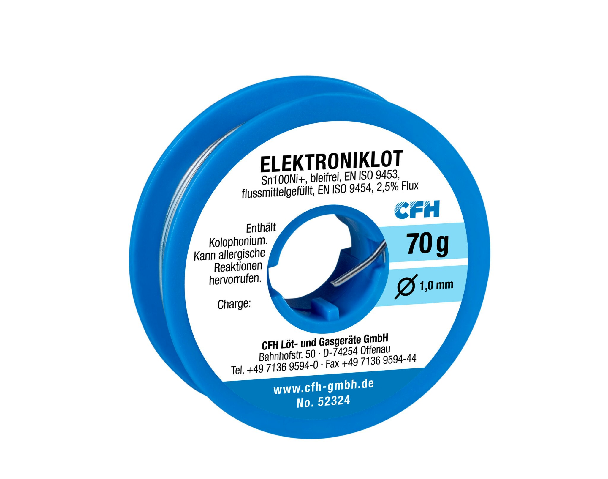 CFH Electronic solder EL 322 lead-free 200g