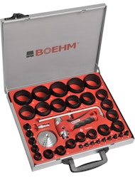 BOEHM Hålstansset 2-50mm inkl. centrumspets