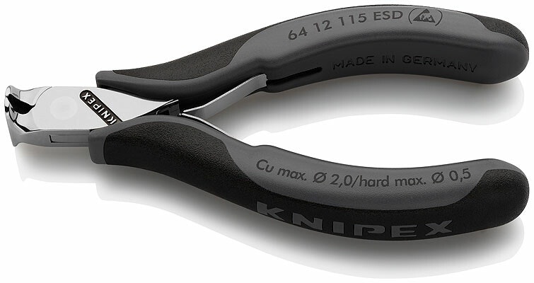 KNIPEX Ändavbitare m fjäder 115 mm
