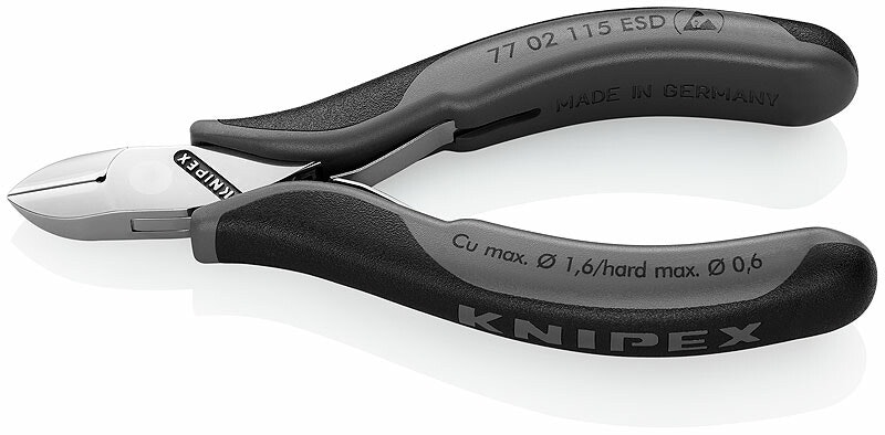 KNIPEX Sidavbitare m fjäder 115mm