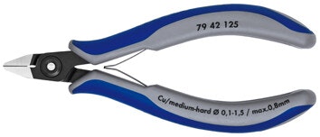 KNIPEX Precisionselektroniksidavbitare 125 mm