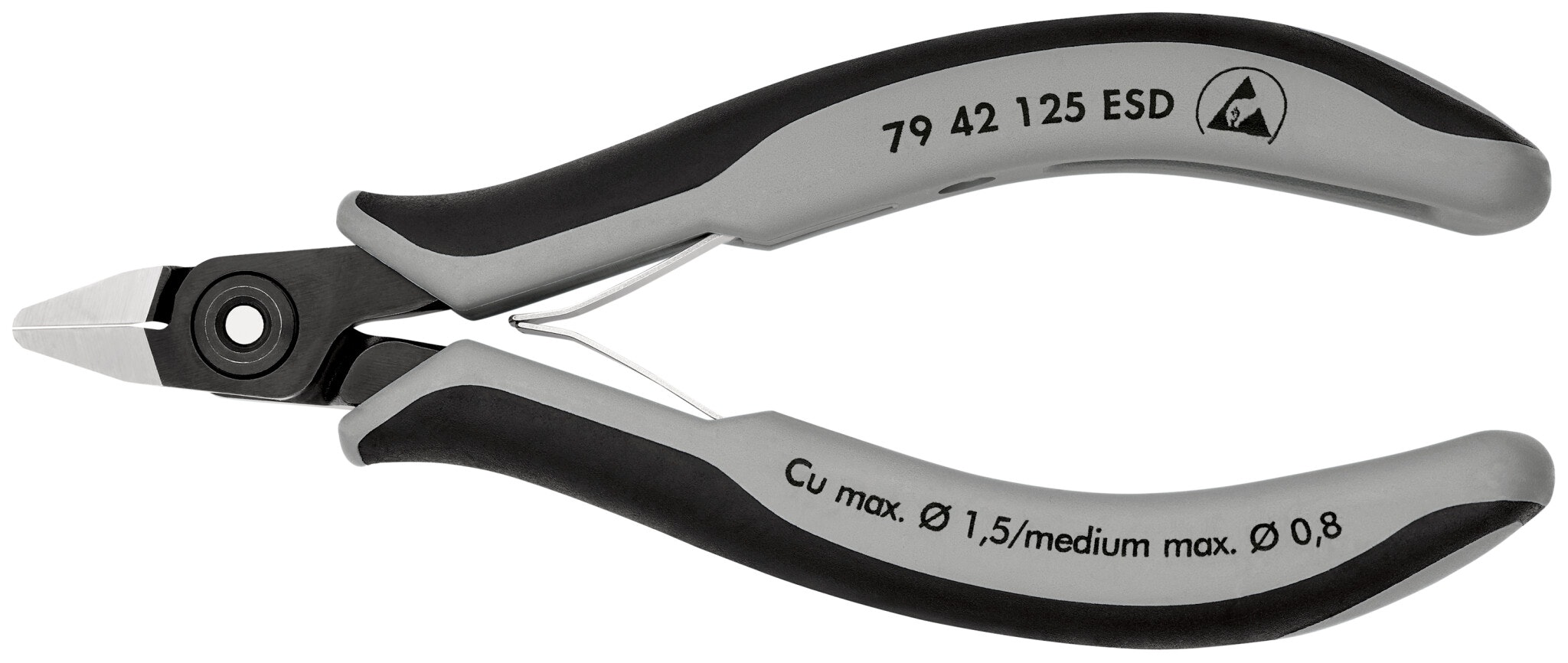KNIPEX Elektroniksidavbitare ESD 125mm