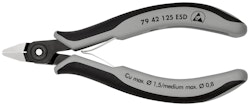 KNIPEX Elektroniksidavbitare ESD 125mm