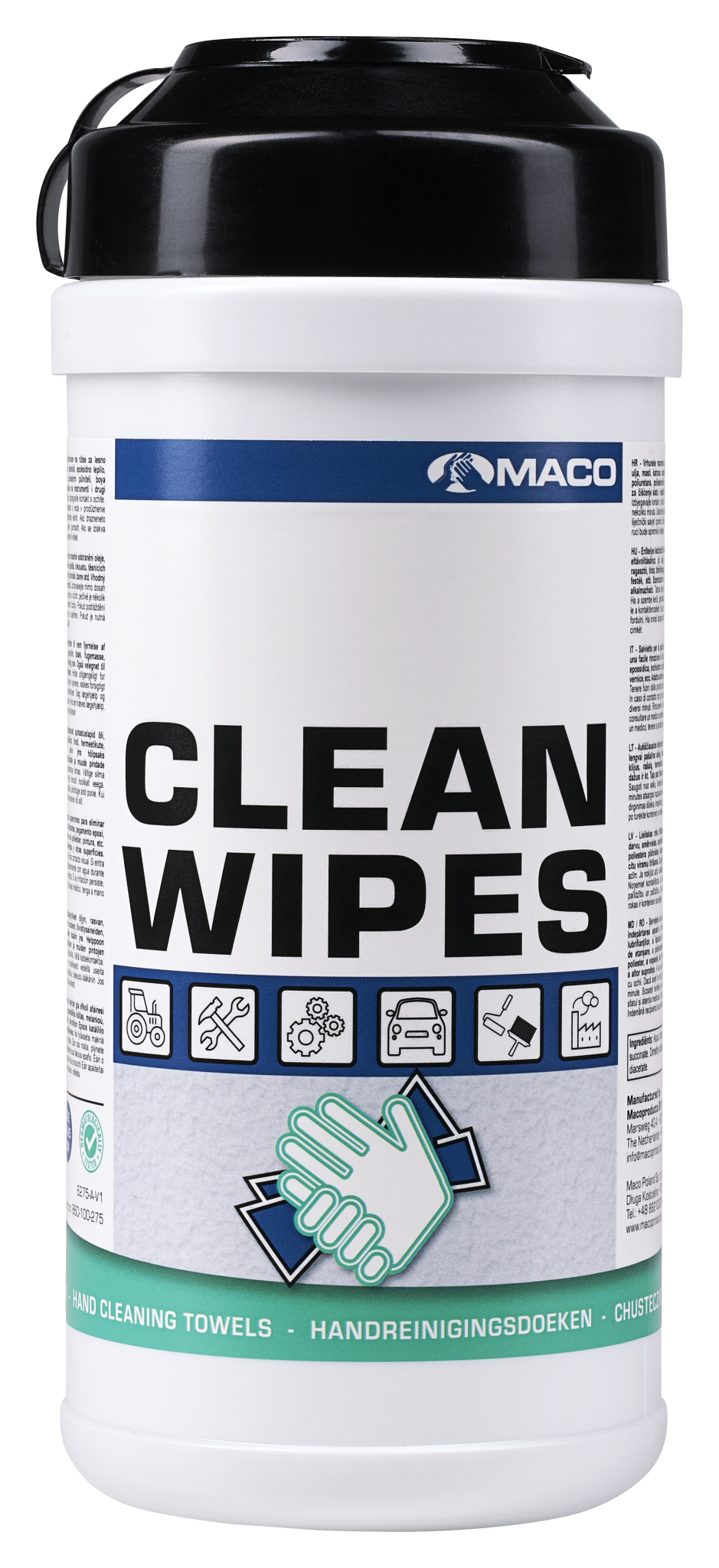 MACO Clean Wipes Extreme Vit 100st