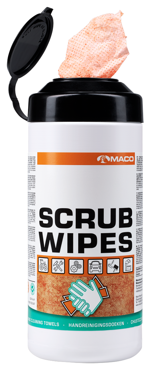 MACO Scrub Wipes Extreme Orange 75st