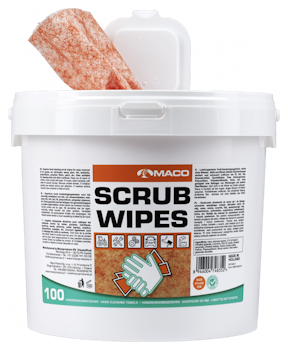 MACO Scrub Wipes Extreme Orange 100st