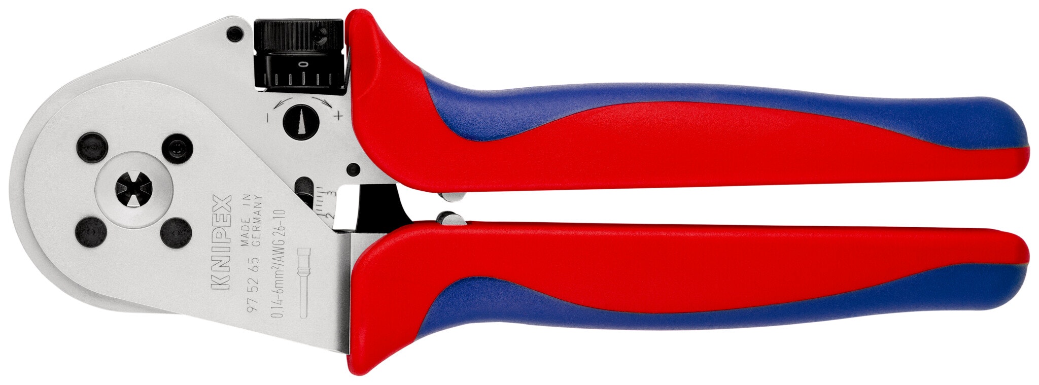 KNIPEX Fyrdornpresstång för vridna kontakter