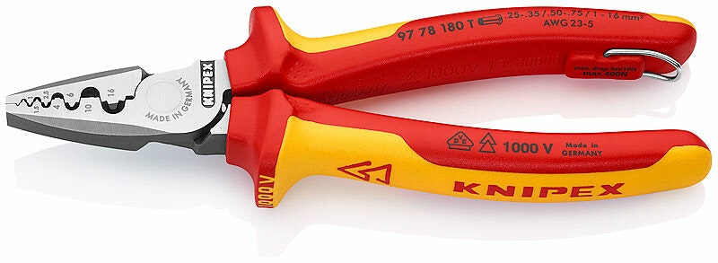 KNIPEX Presstång ändhylsor 1000V