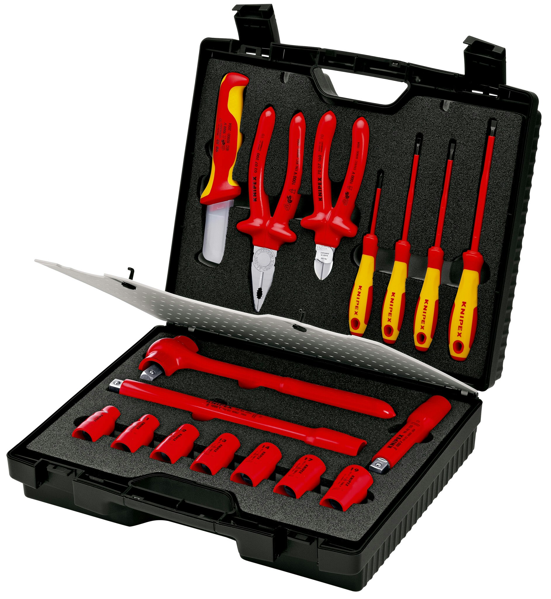 KNIPEX Kompaktlåda 17 delar