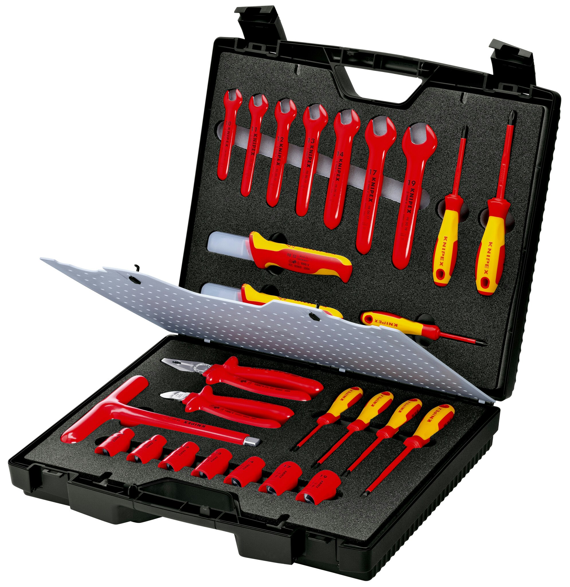 KNIPEX Standardlåda 26 delar med isolerade verktyg