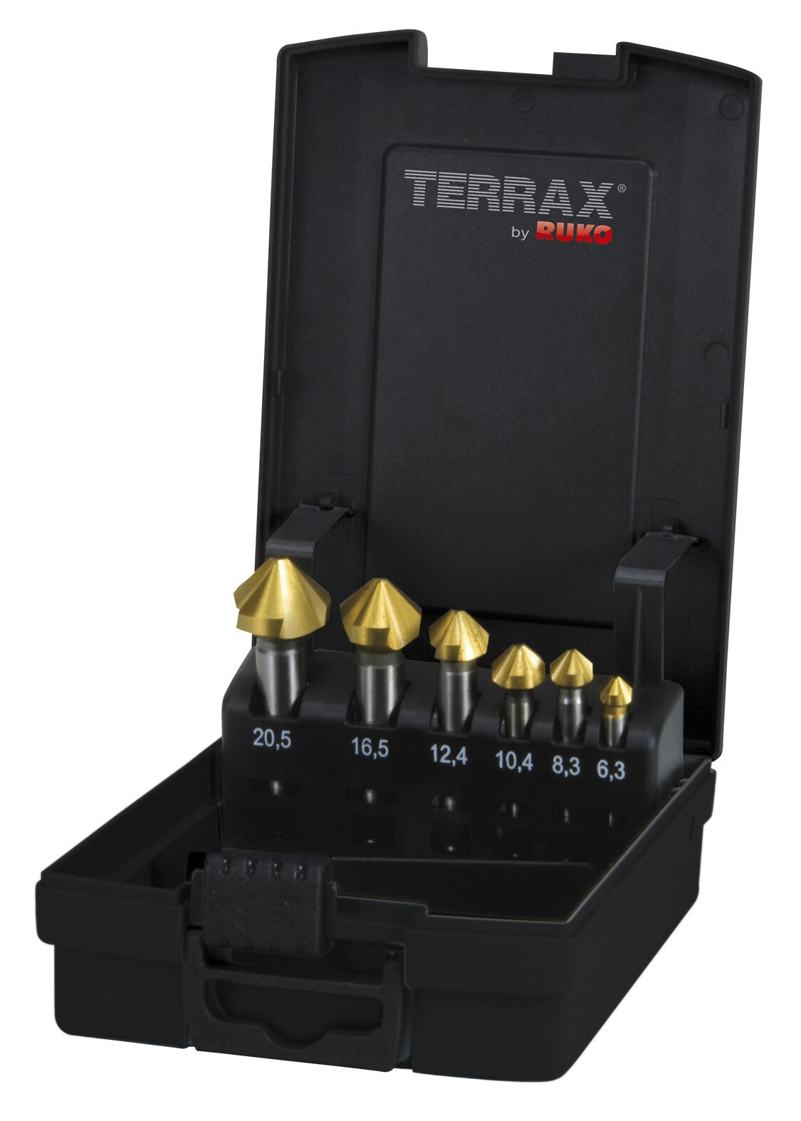 RUKO Terrax Försänkarsats 6,3-20,5mm TiN