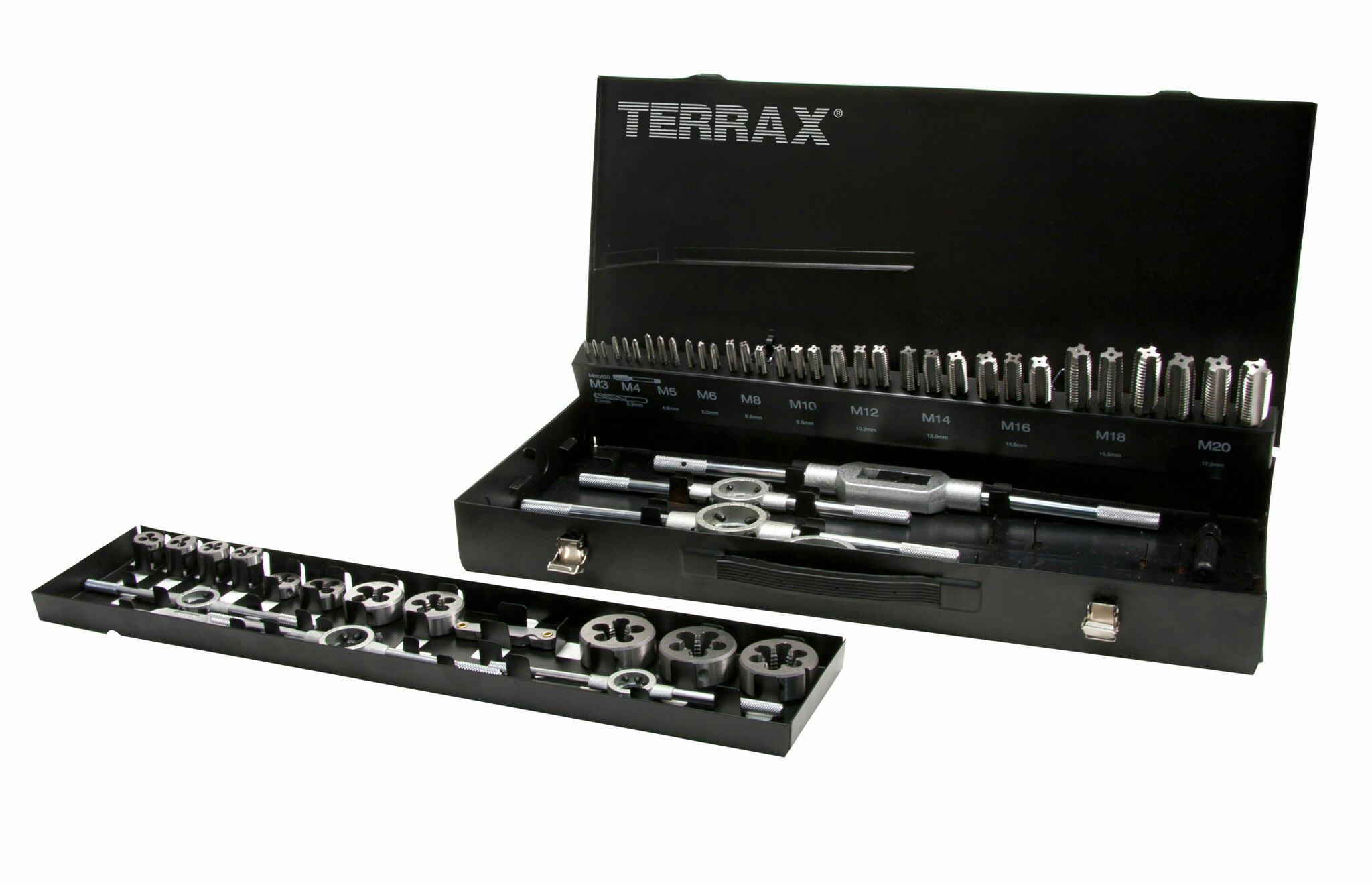 RUKO Gängsats M3-M20. 54 delar TERRAX