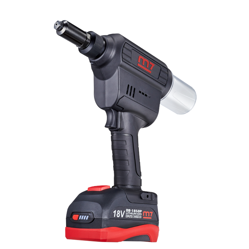 m7 Blindnitsmaskin 18V 2,4-6,4mm inkl 2 x batteri & laddare