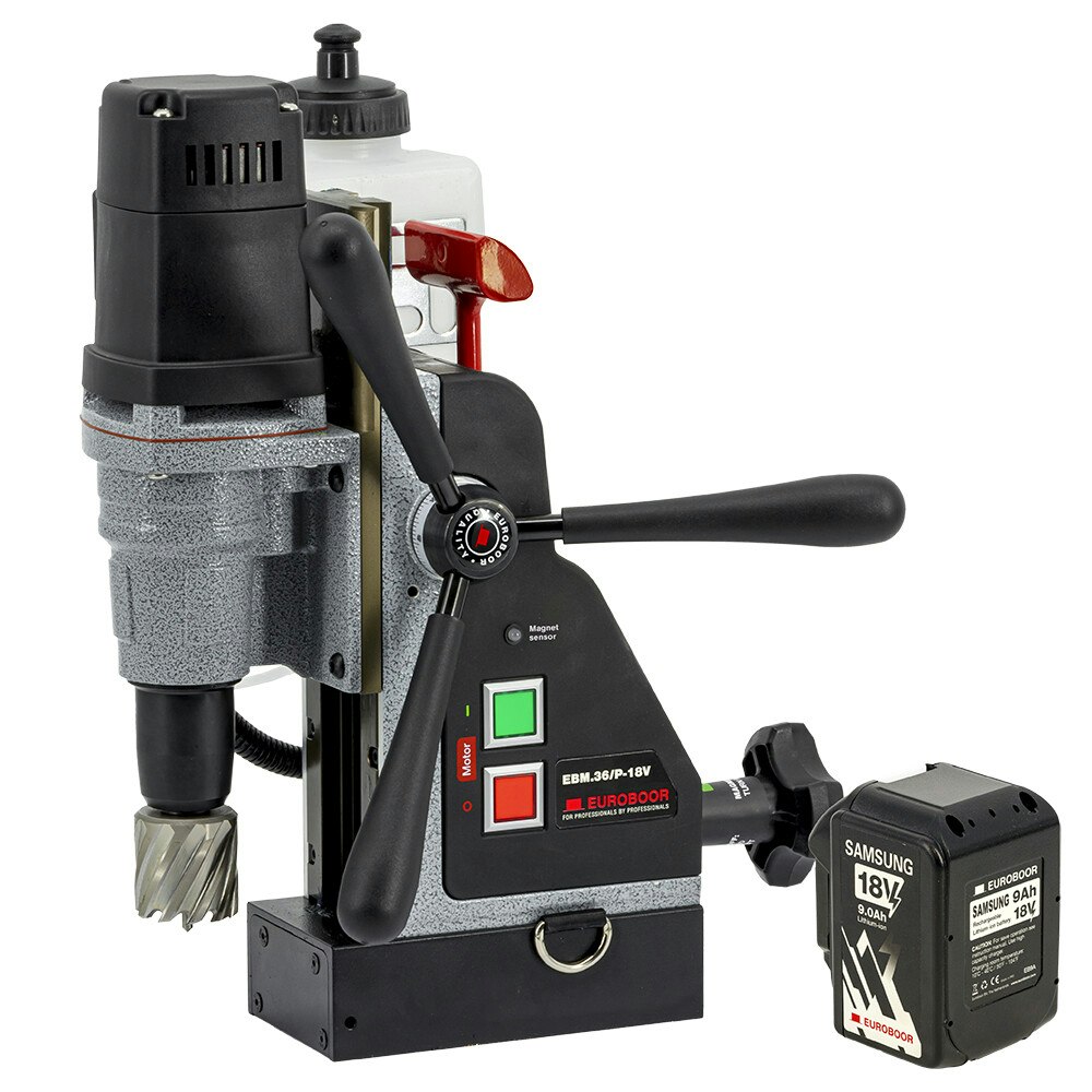 Euroboor Magnetborrmaskin 18V-9Ah