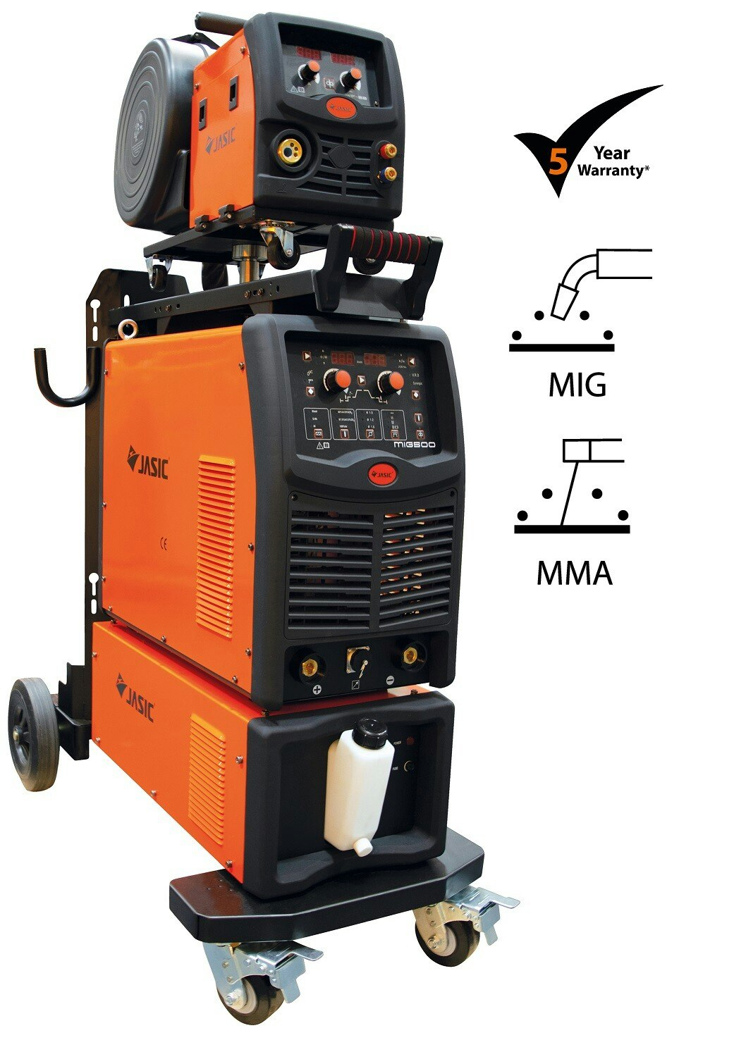 JASIC MIG-MMA-Lift TIG Synergic 500Amp Vattenkyld