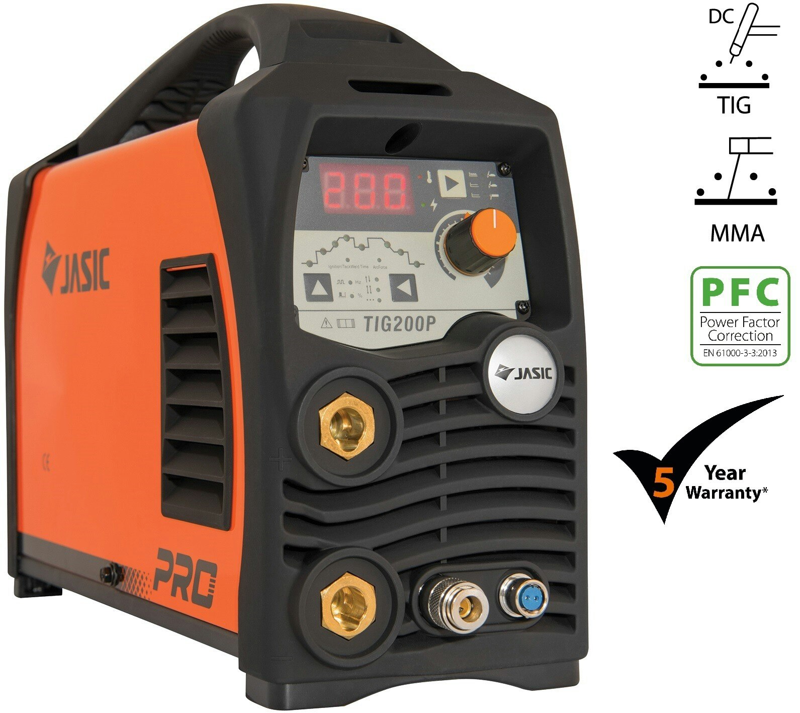 JASIC Pro TIG-MMA 200P DC Pulse PFC