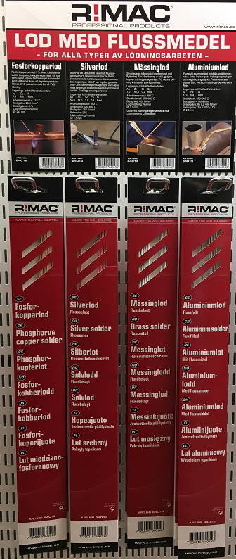RIMAC Lodsortiment i SB-pack