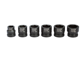 M7 1/2" Krafthylssats "Stubby"