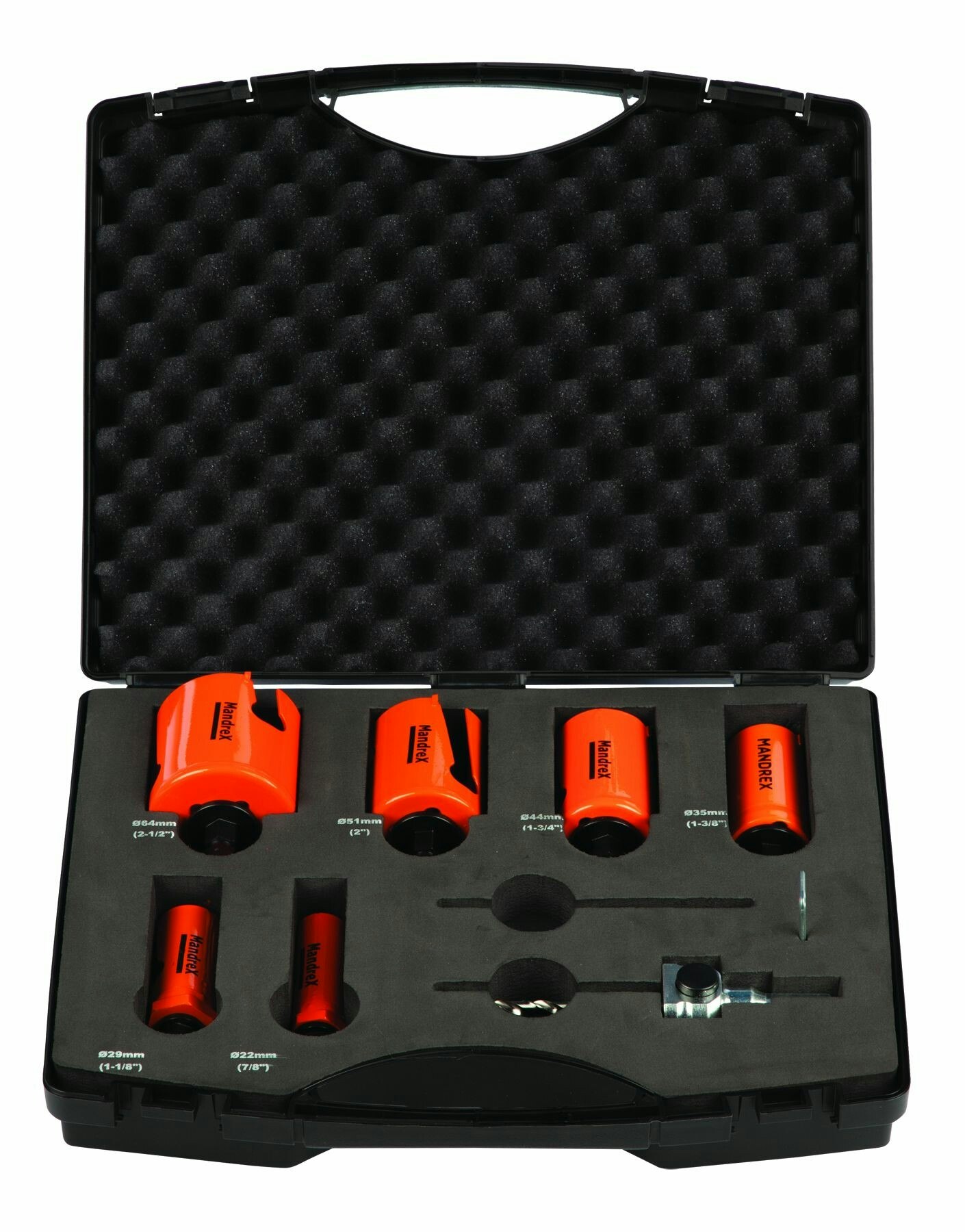 MANDREX MXqs Hole Saw Kit - Electrician - Multi-purpose SuperXcut